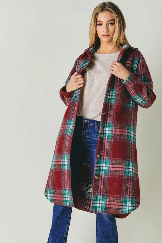 Owe It To You Plaid Jacket