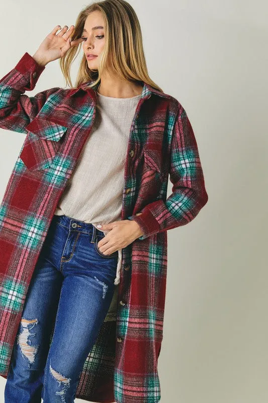 Owe It To You Plaid Jacket