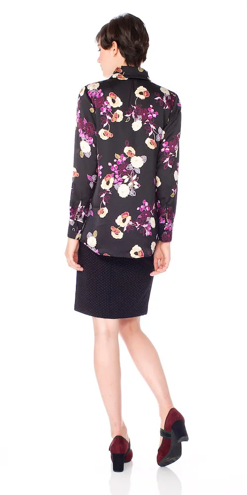 Patrice Blouse, plum bloom