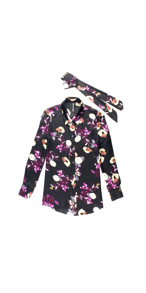 Patrice Blouse, plum bloom