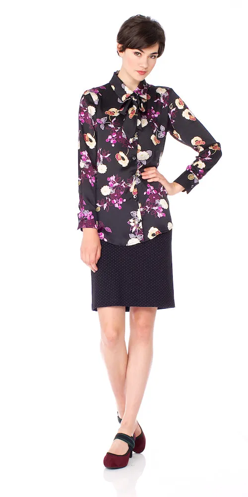 Patrice Blouse, plum bloom