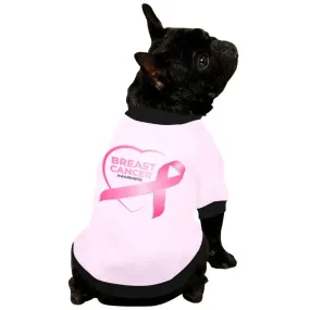 Pink Breast Cancer Awareness Shirt for Dogs