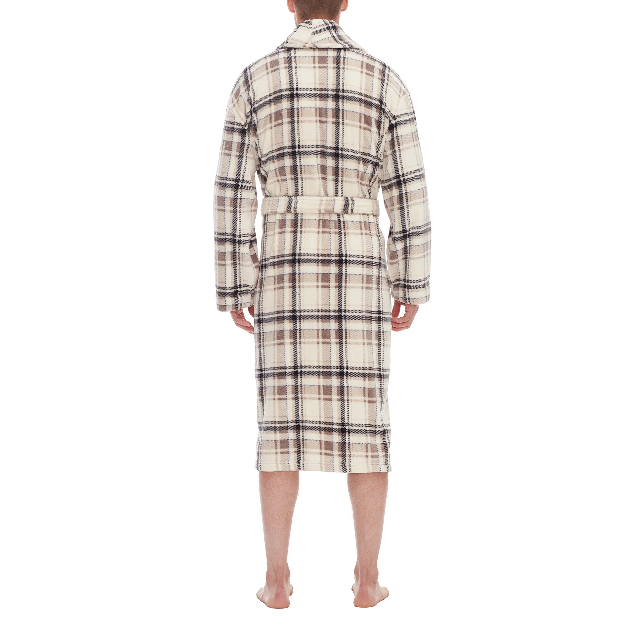 Plaid Plush Fleece Robe