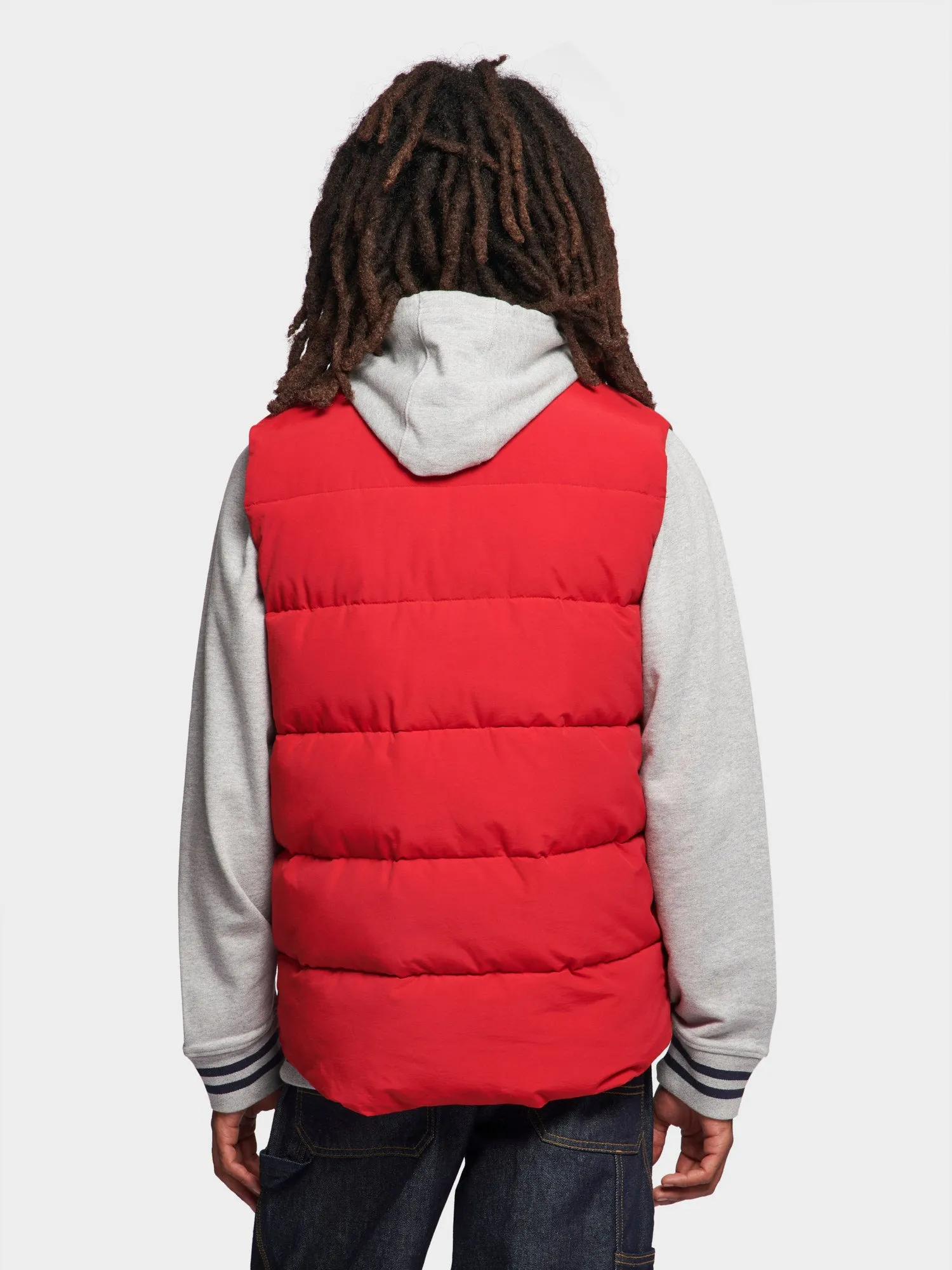 Puffer Outback Vest in Haute Red