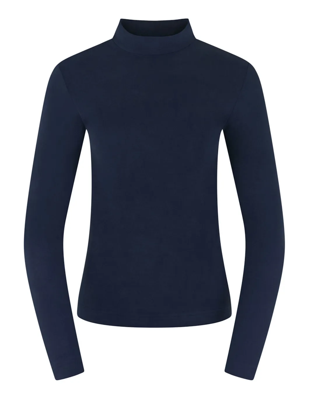 PURE GOLF Olwen Mock neck Winter Top 502 Navy