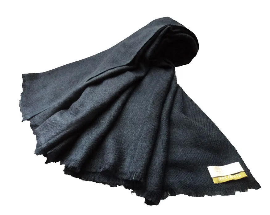 Pure Pashmina Shawl Deep Blue