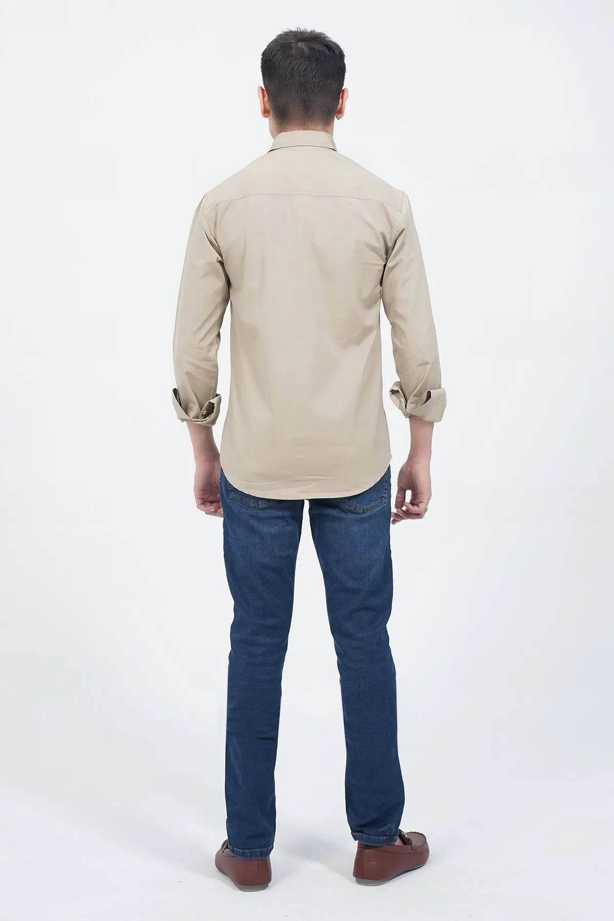 "HORDON" Casual Everyday Solid Shirt