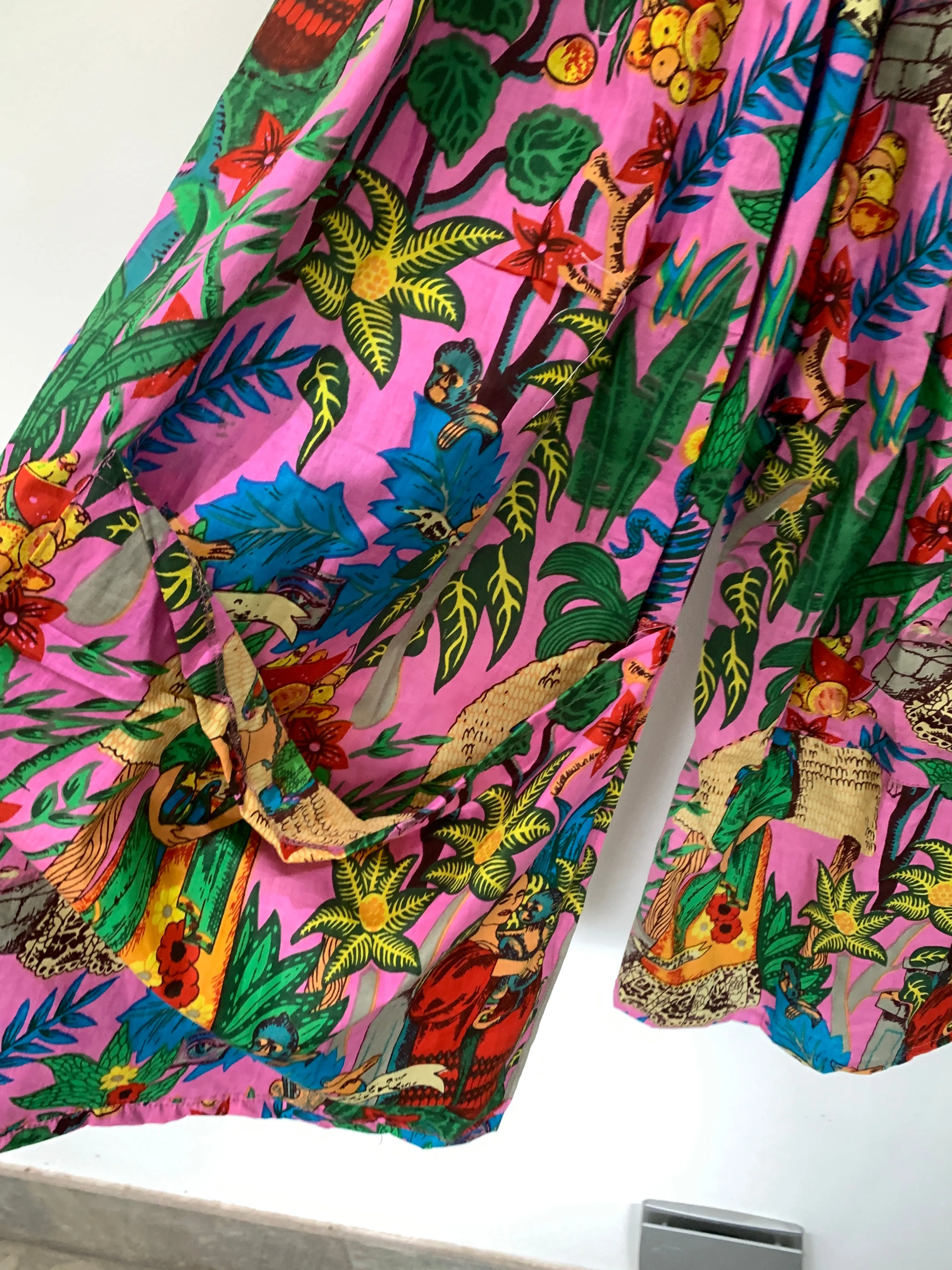 Ready to Ship Frida Kahlo Pink Pocket Pants