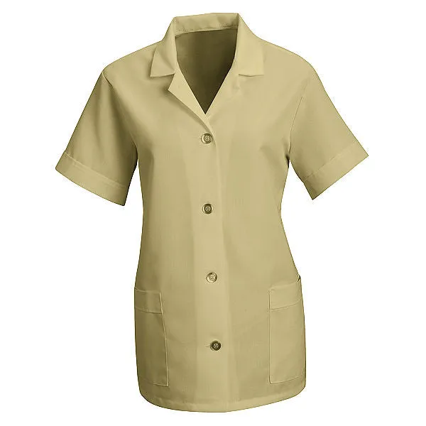 Red Kap Women's Loose Fit Button Smock - Short Sleeve - TP23