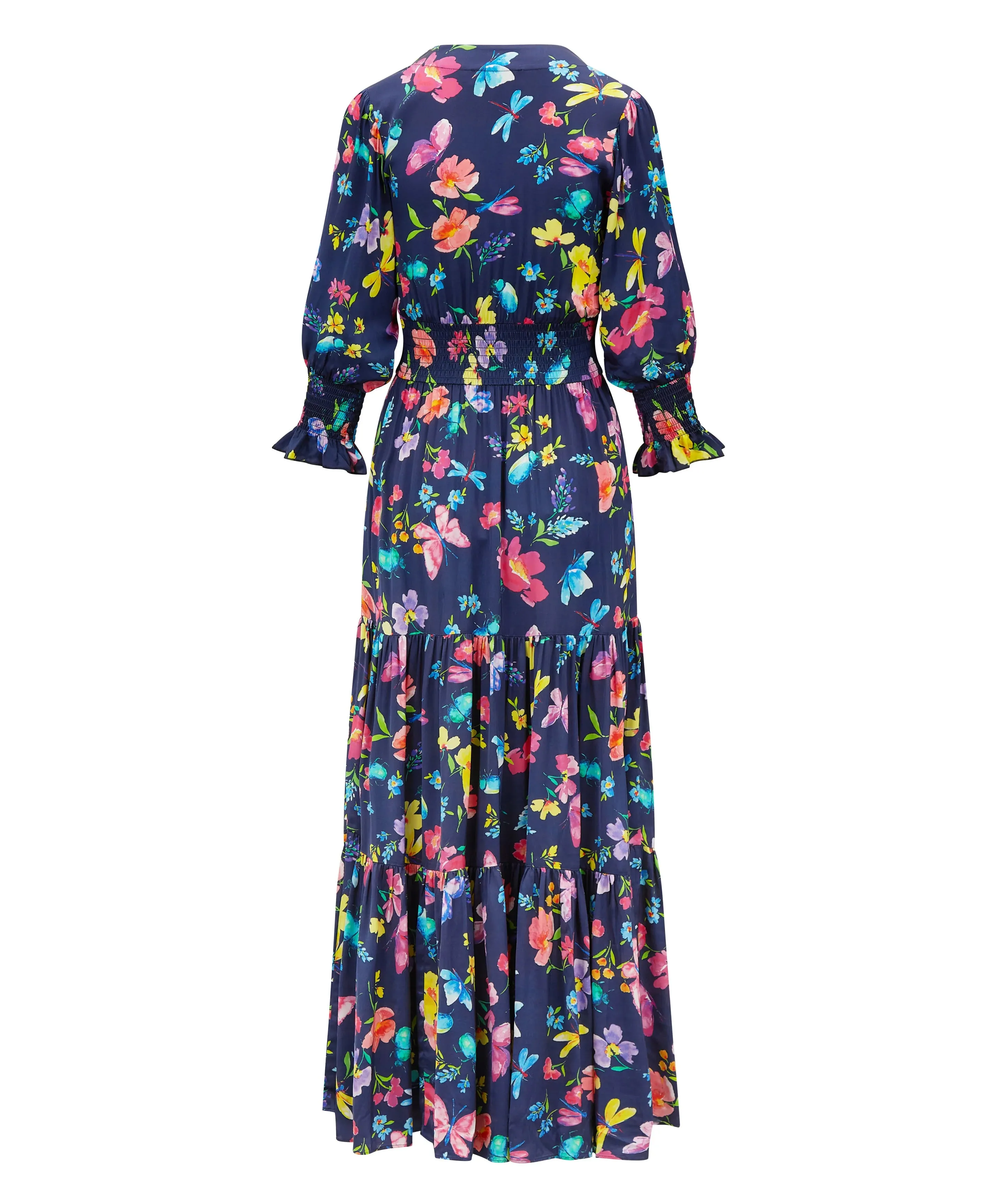 Romy Navy Love Bug Maxi Dress