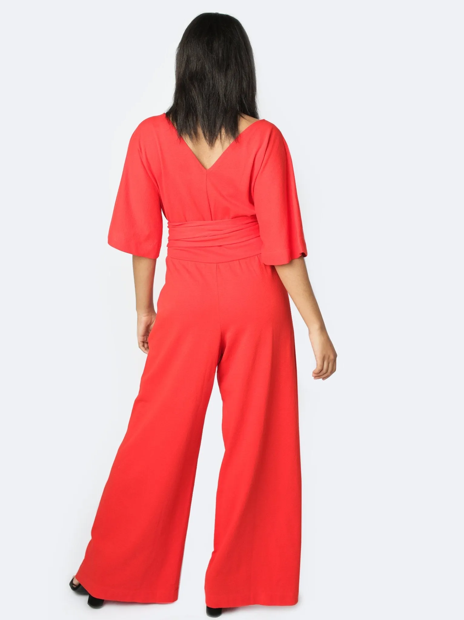 Rosario Flutter Sleeve Jumpsuit