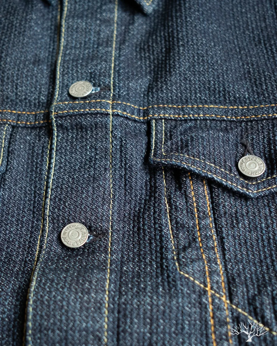 Sashiko Type 3 Jacket - Indigo x Indigo