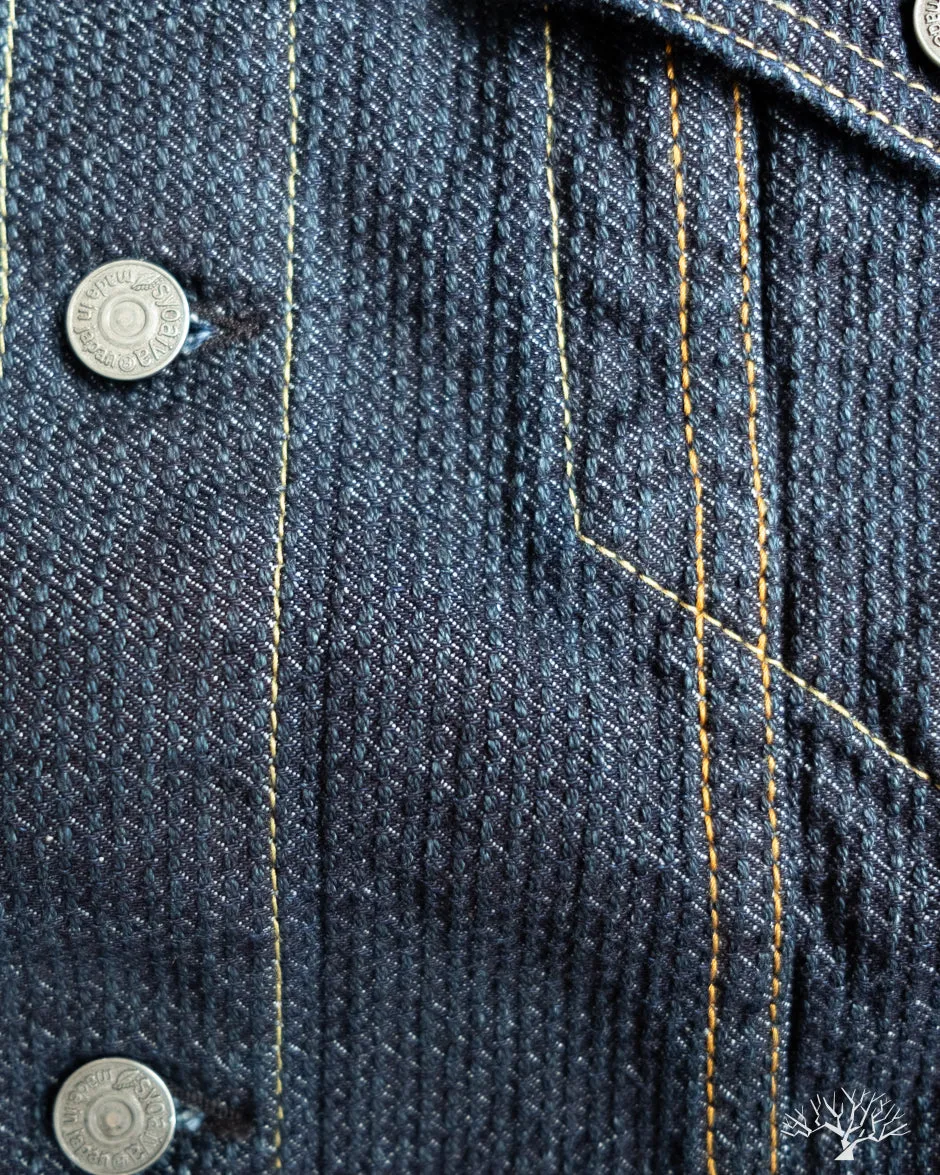 Sashiko Type 3 Jacket - Indigo x Indigo