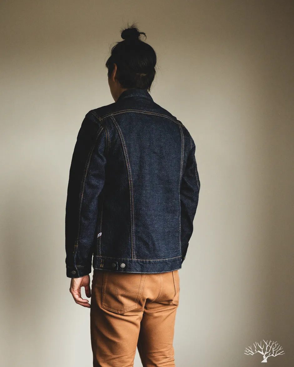 Sashiko Type 3 Jacket - Indigo x Indigo