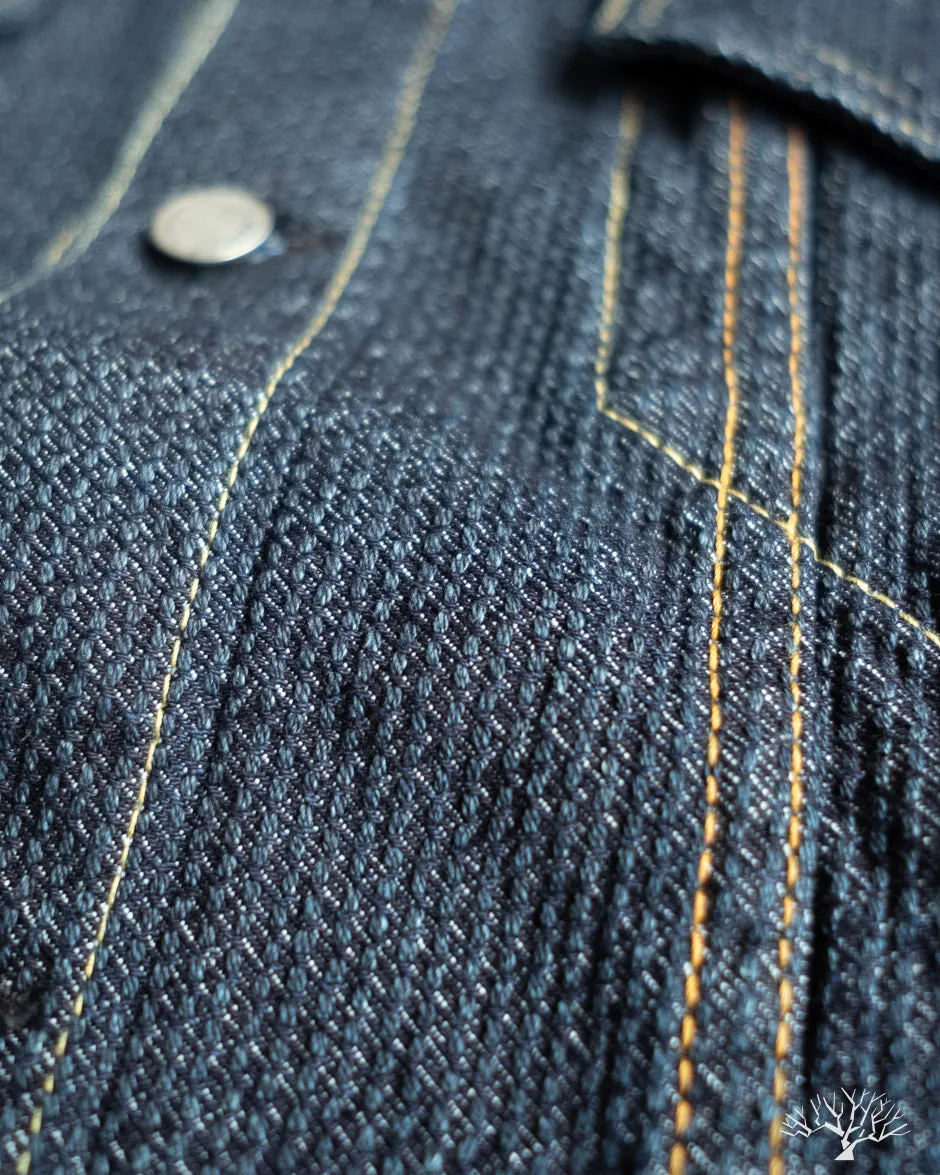 Sashiko Type 3 Jacket - Indigo x Indigo