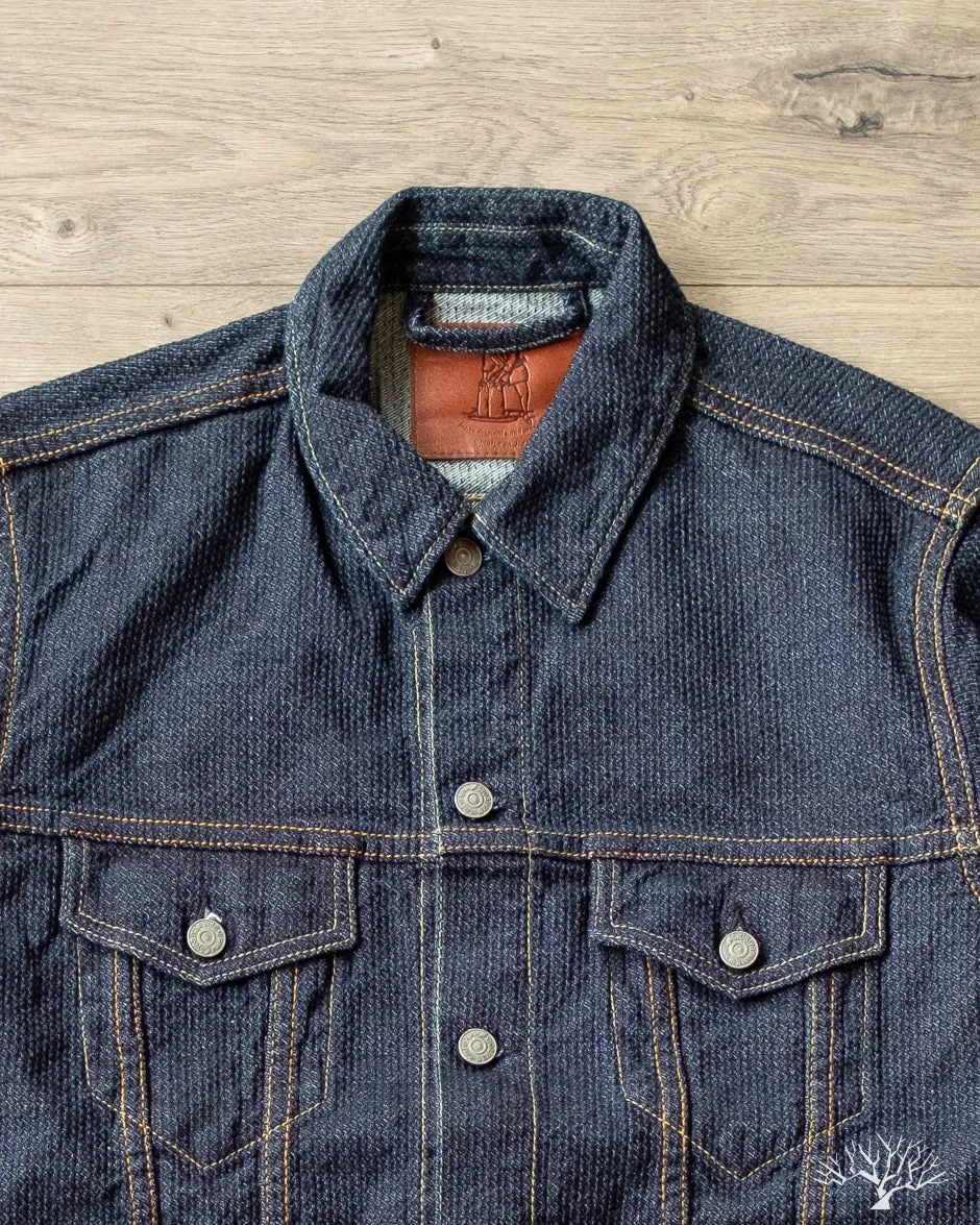 Sashiko Type 3 Jacket - Indigo x Indigo