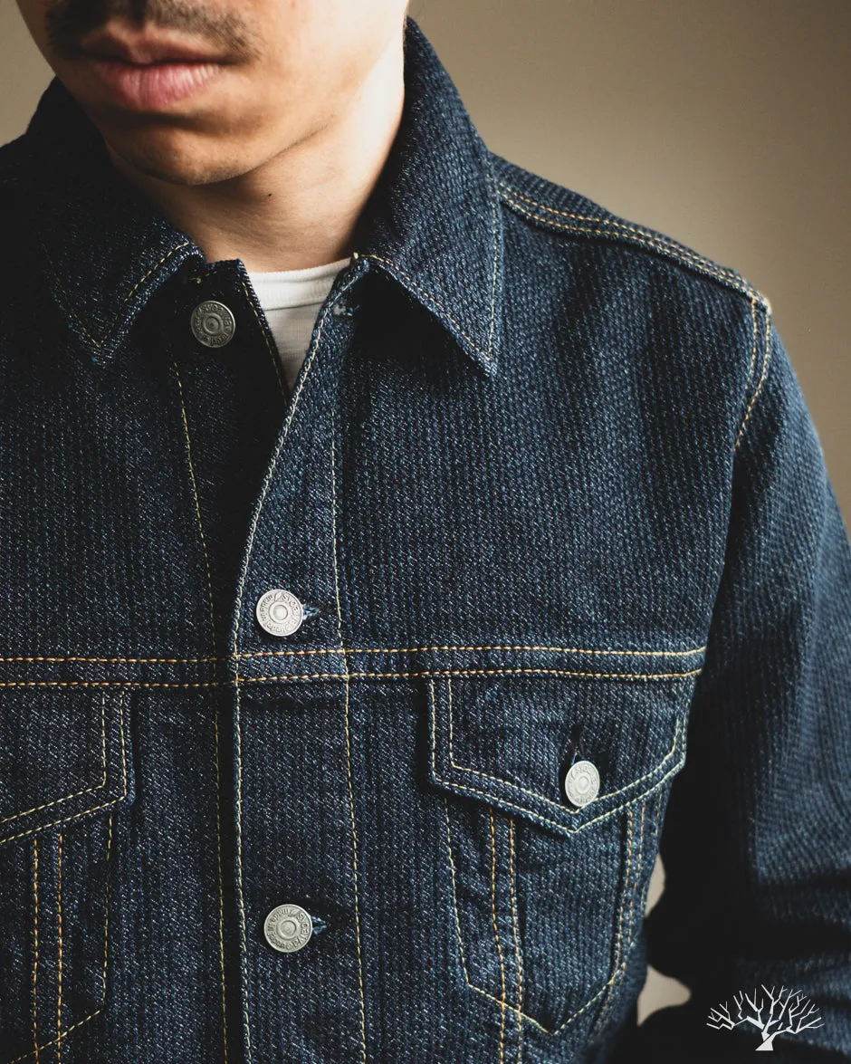 Sashiko Type 3 Jacket - Indigo x Indigo