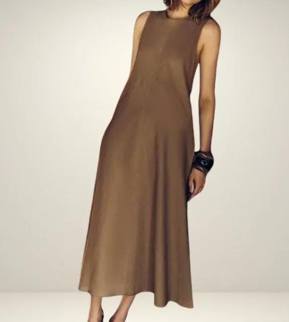 Scarlett Crew Neck Maxi Dress