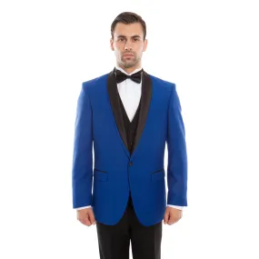 Shawl Collar Tuxedo Solid Slim Fit Prom Tuxedos For Men MT252S-01