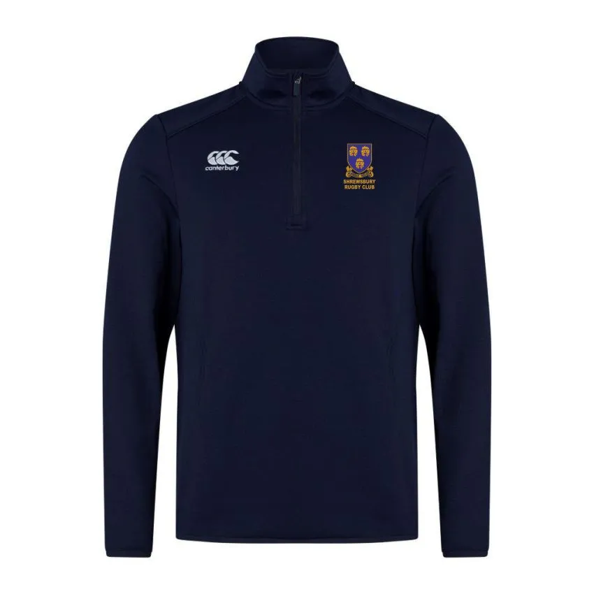 Shrewsbury RUFC Canterbury 1/4 Zip Mid Layer Top Adult