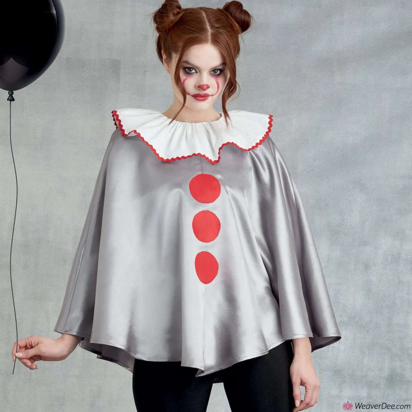 Simplicity Pattern S9350 Misses' Halloween Poncho Costumes & Face Masks