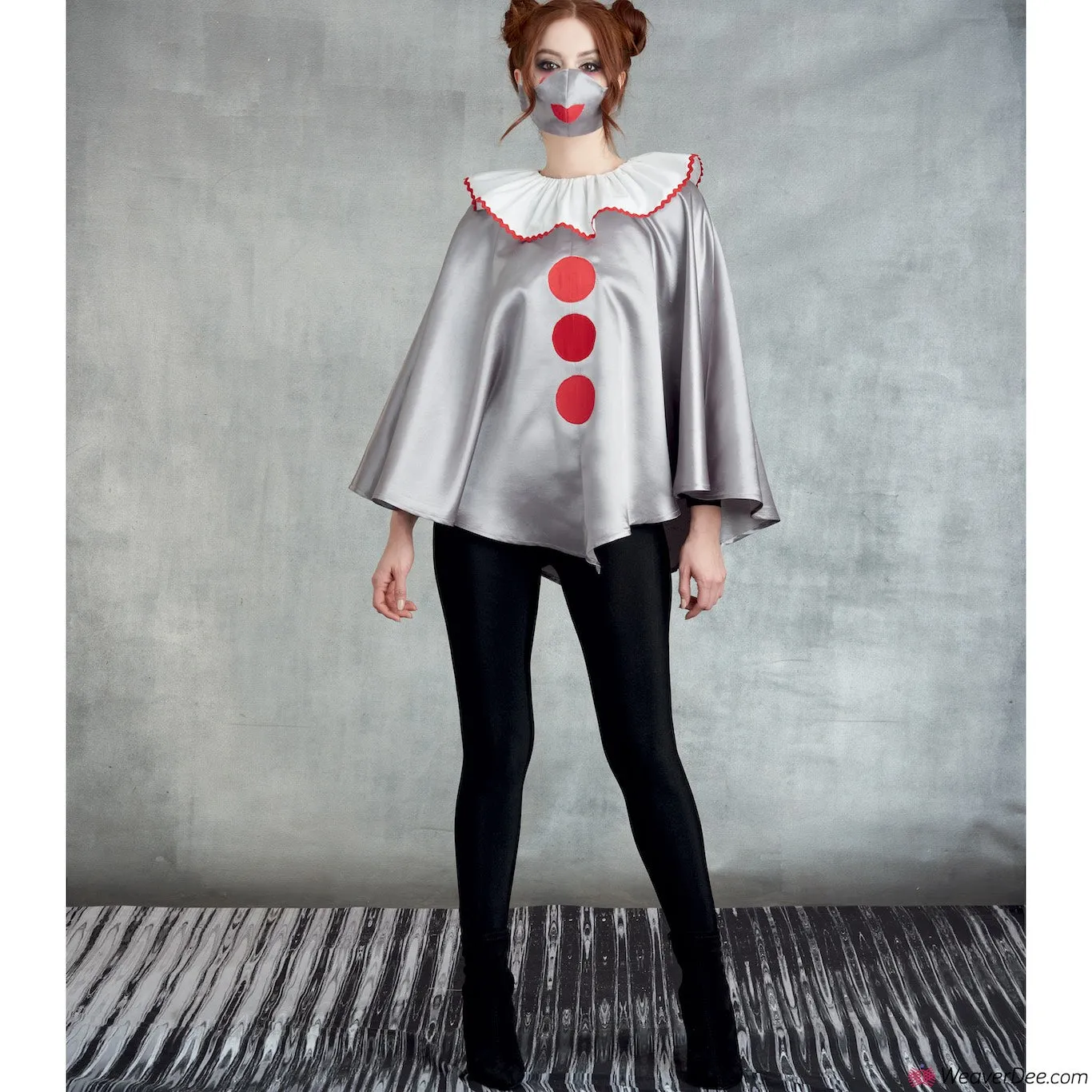 Simplicity Pattern S9350 Misses' Halloween Poncho Costumes & Face Masks