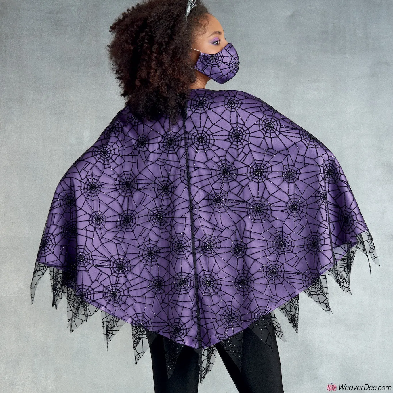 Simplicity Pattern S9350 Misses' Halloween Poncho Costumes & Face Masks