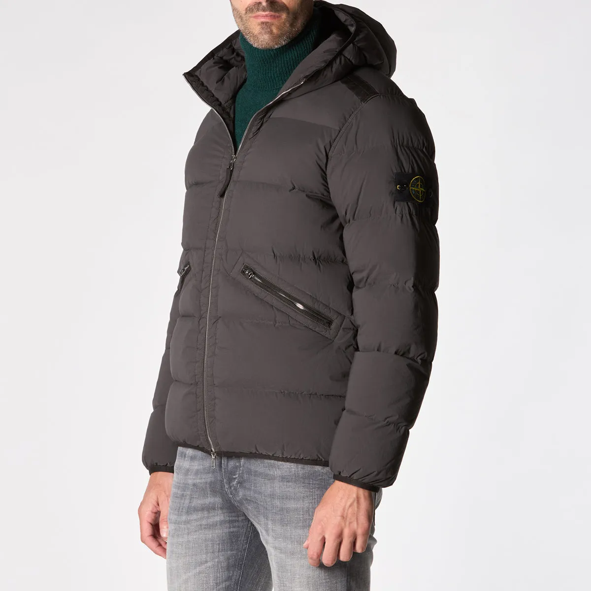 STONE ISLAND DOWN JACKETS 811543128 V0062 GREY