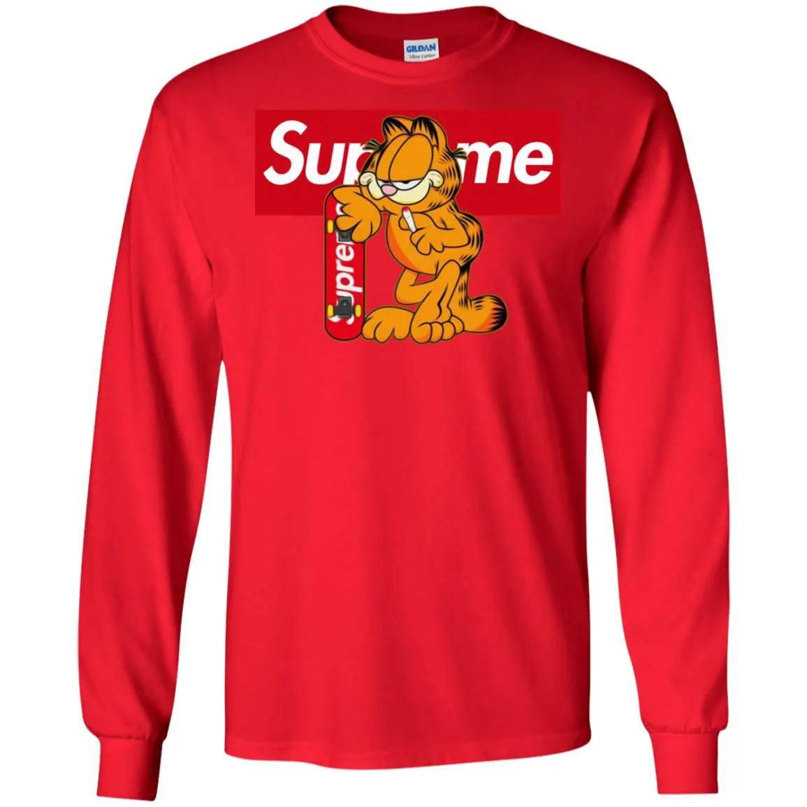 Supreme Tiger T-shirt Men Long Sleeve Shirt