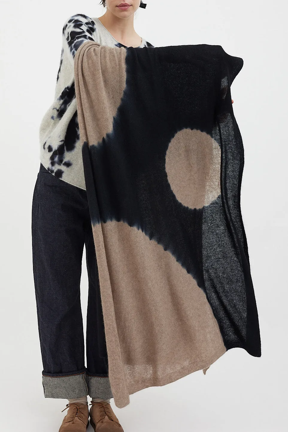 Suzusan - Shibori Cashmere Shawl