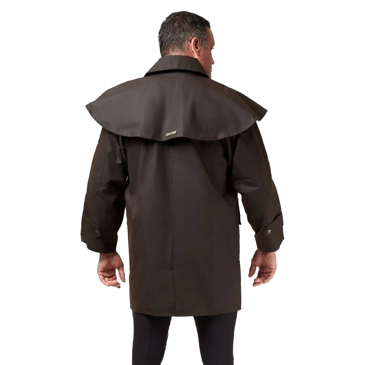 Syd Hill Oilskin 3/4 Length Coat