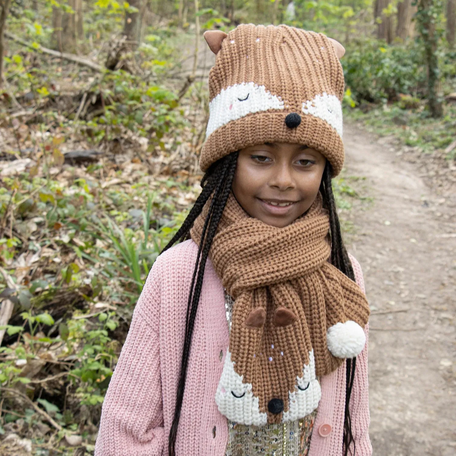 The Doris Deer Knit Hat - KIDS