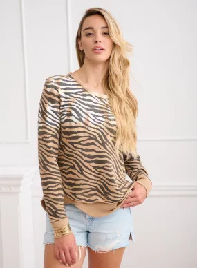 TIGER - Mock Layer Sweatshirt