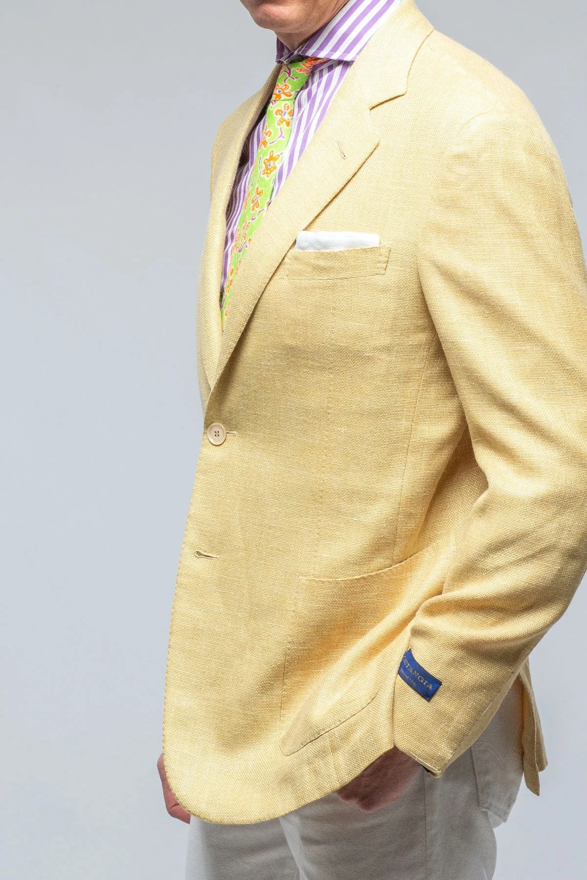 Trapani Sport Coat in Gold