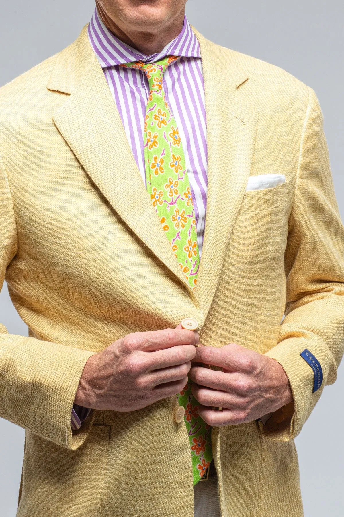 Trapani Sport Coat in Gold