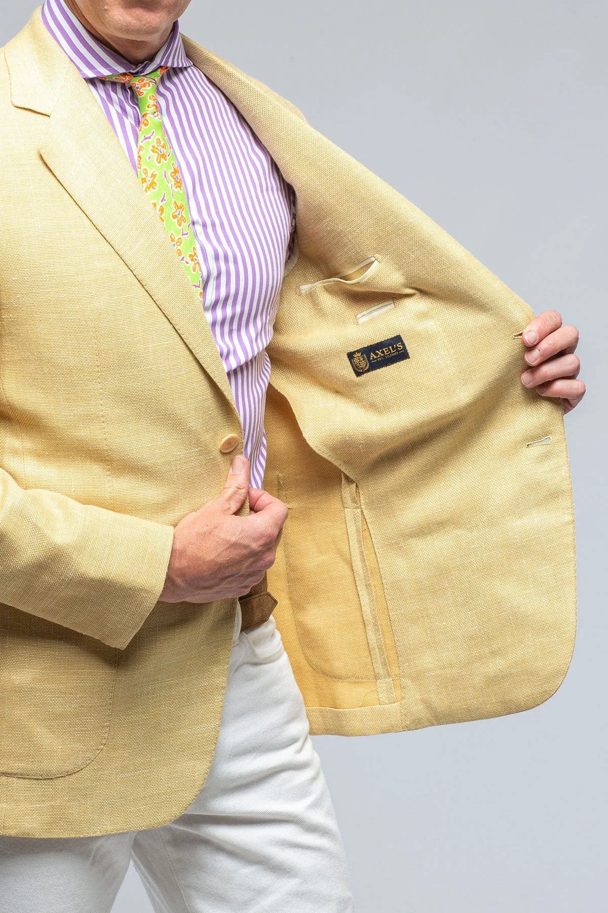 Trapani Sport Coat in Gold