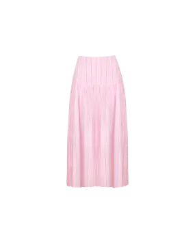 TRULLI SKIRT LILAC CANDY STRIPE