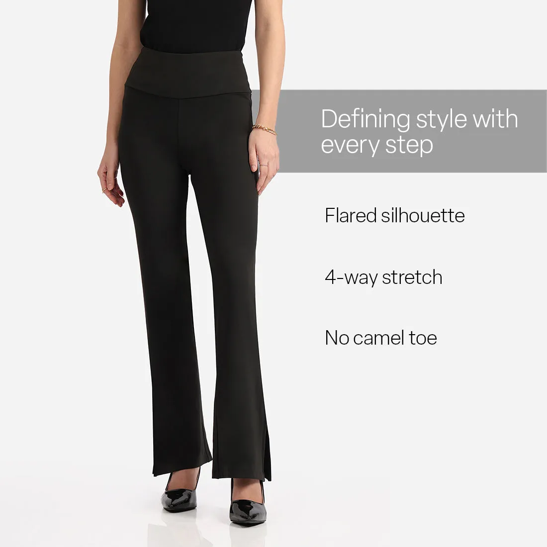 Ultimate Slit Flare Pants - Lite