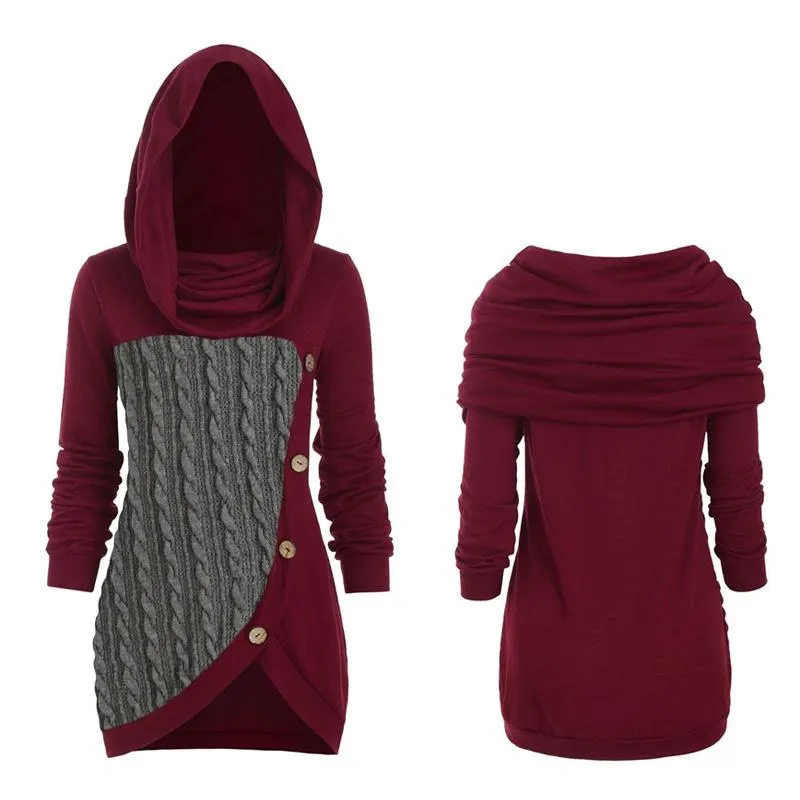 Unique hooded dress for trendy winter style