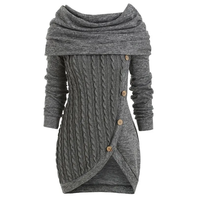 Unique hooded dress for trendy winter style