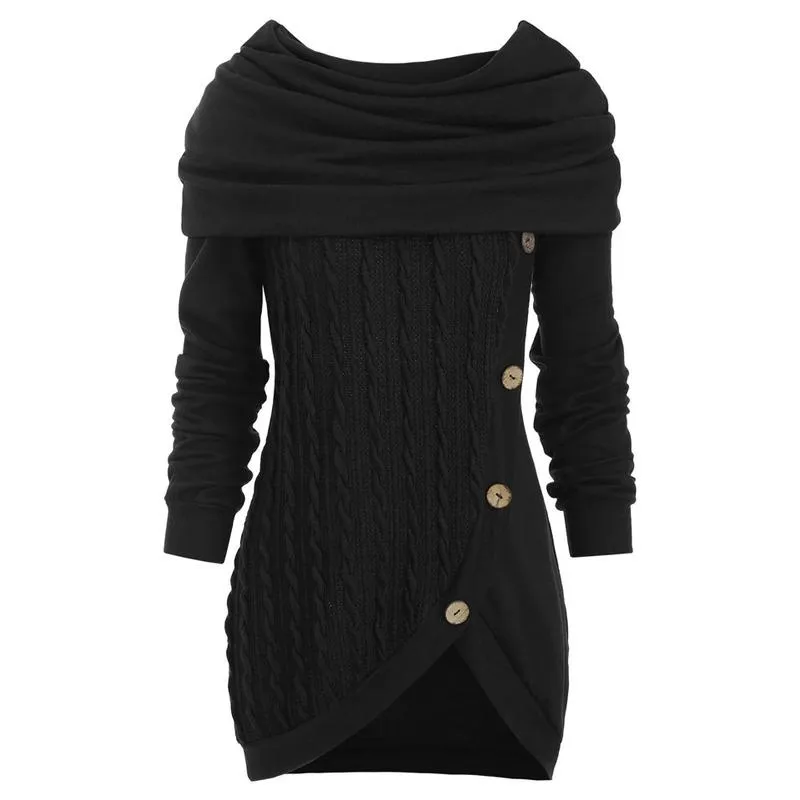 Unique hooded dress for trendy winter style