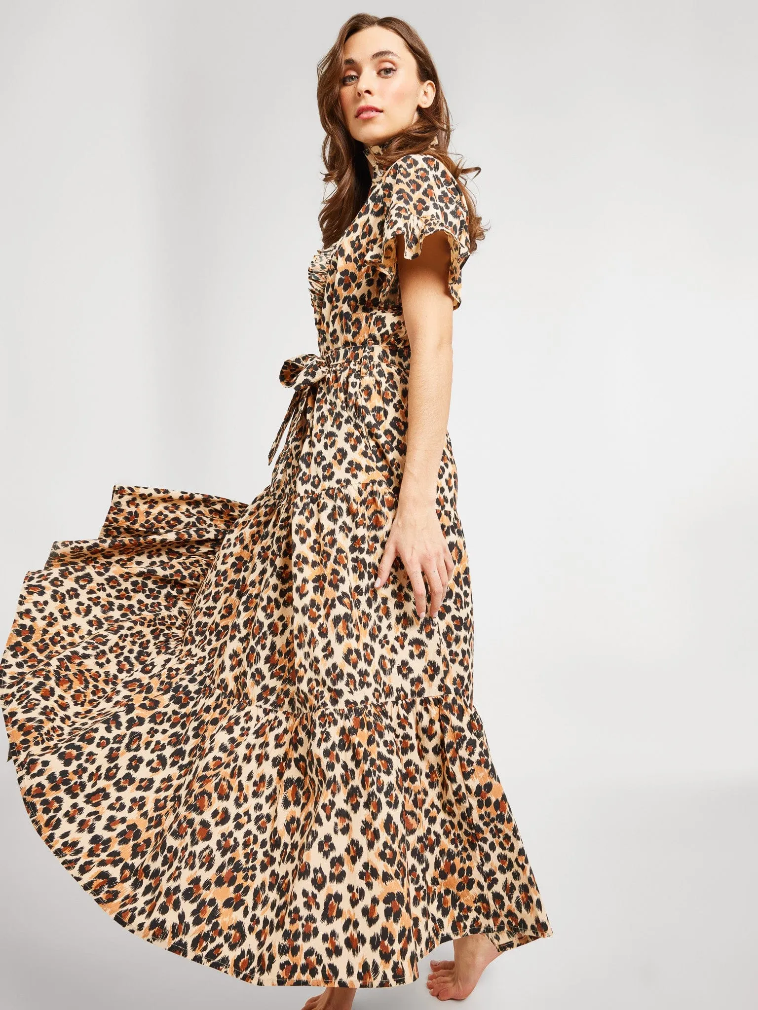 Victoria Dress in Cheetah