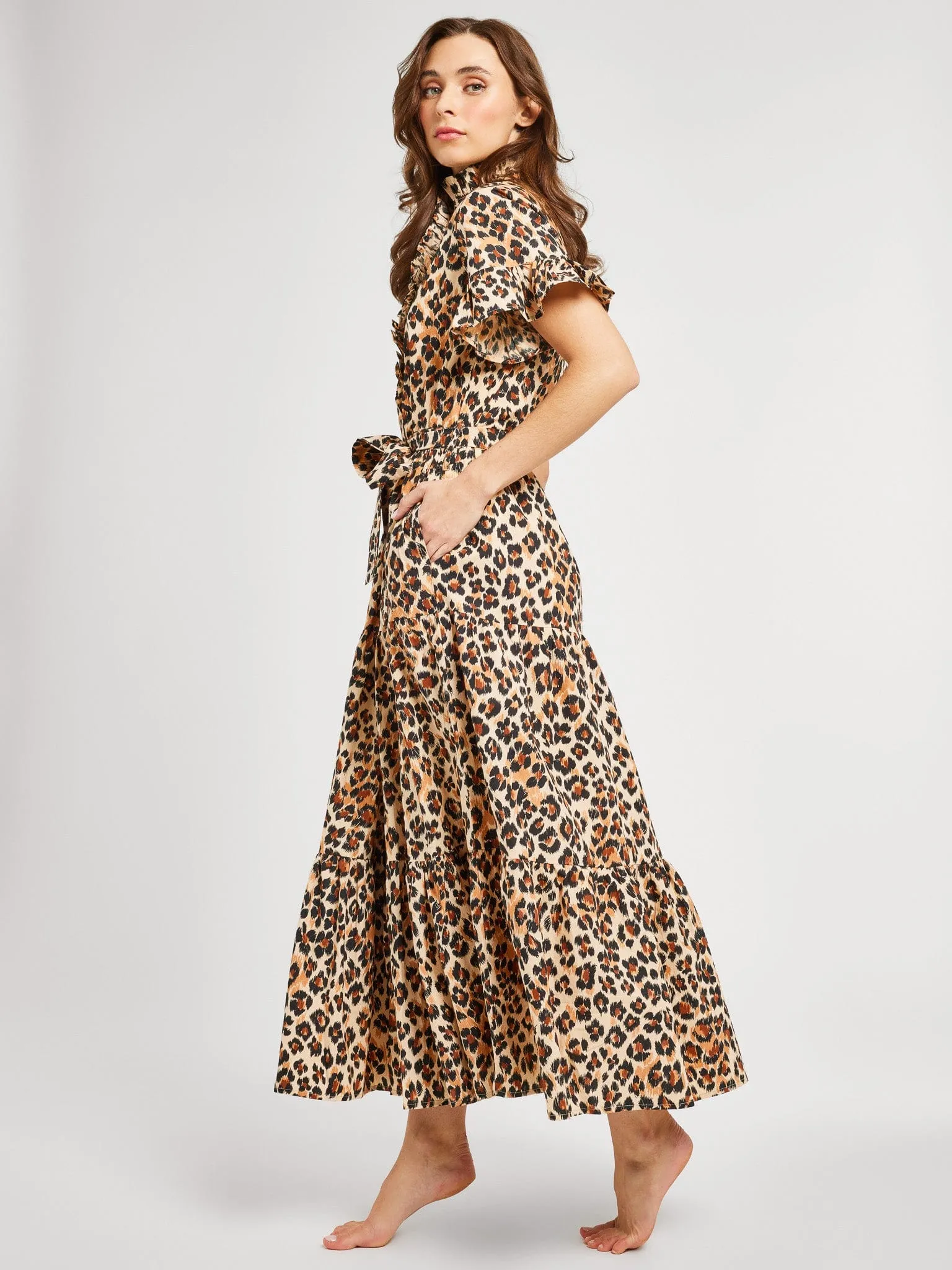 Victoria Dress in Cheetah