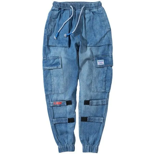 Vintage Denim Cargo Pants