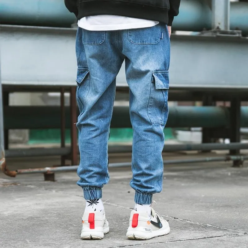 Vintage Denim Cargo Pants