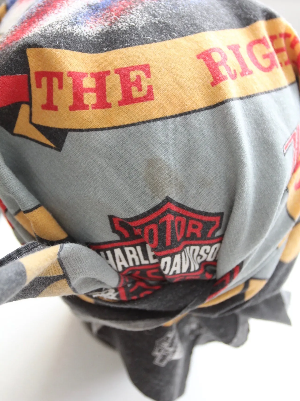 vintage Harley Davidson bandana