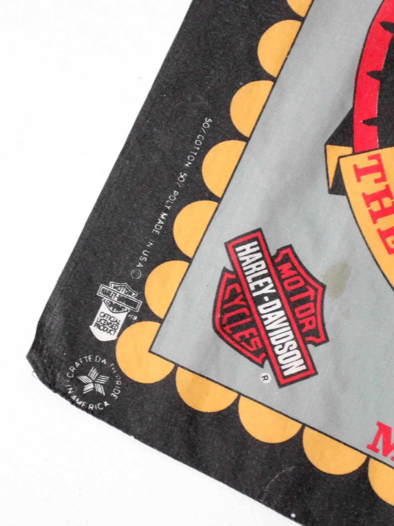 vintage Harley Davidson bandana