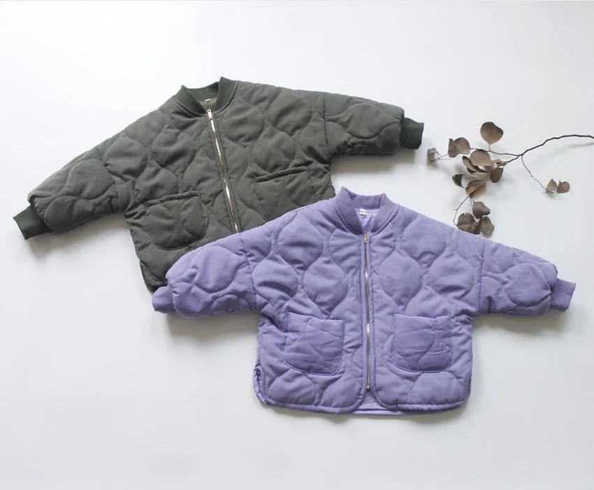 Warm Padded Front-Pocket Jacket