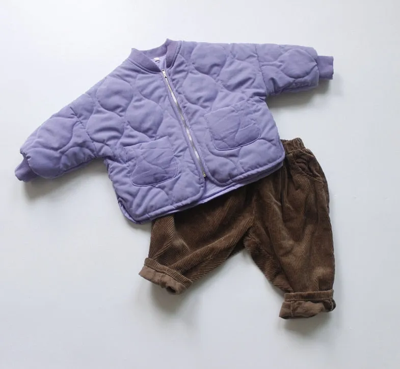 Warm Padded Front-Pocket Jacket