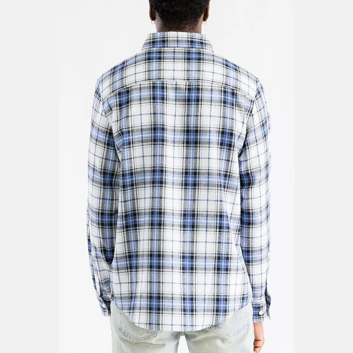 Whitesky Long Sleeve Checkered Flannel Shirt